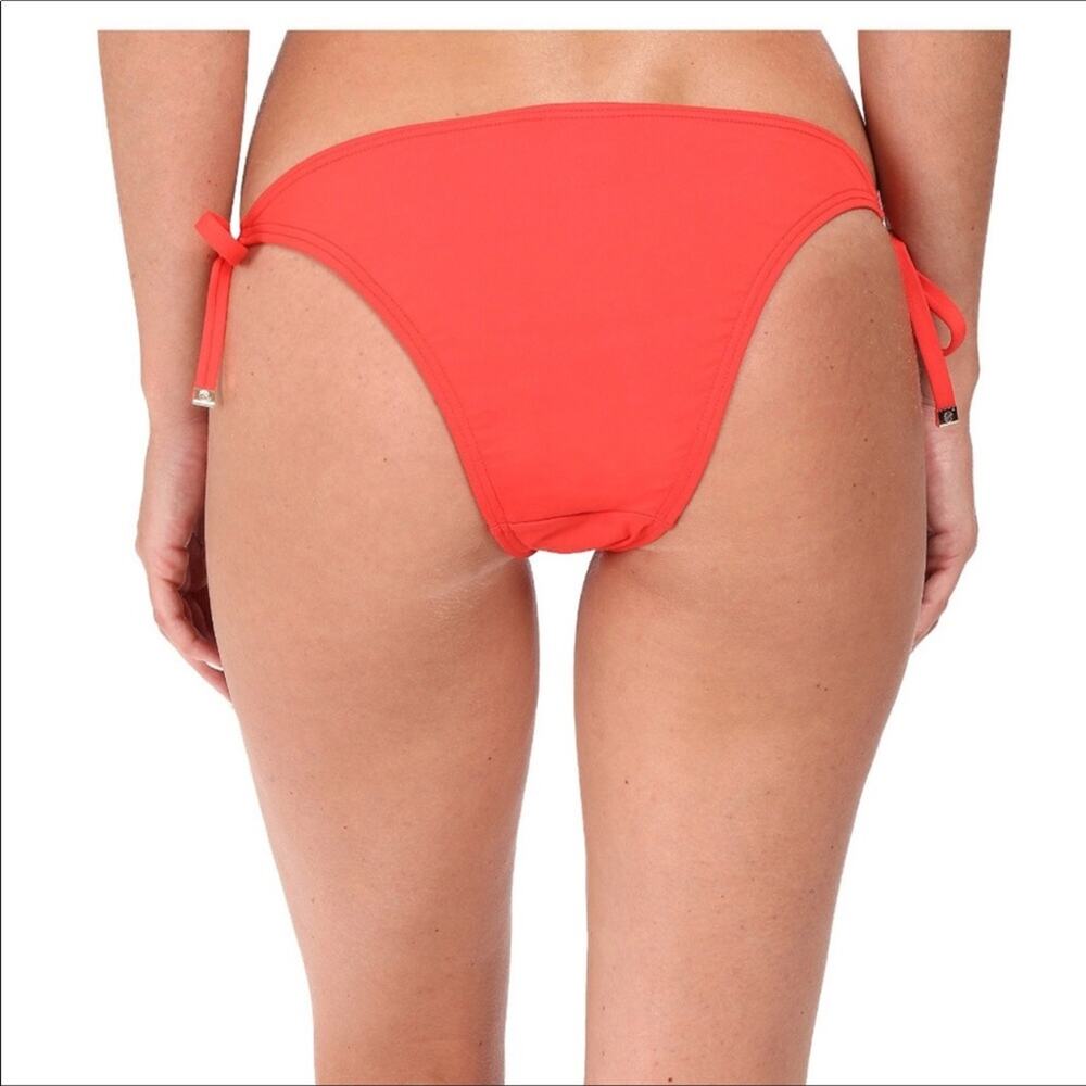 Michael Kors NWT Beaded Bikini Bottom Embellished Orange String Large - Picture 3 of 6